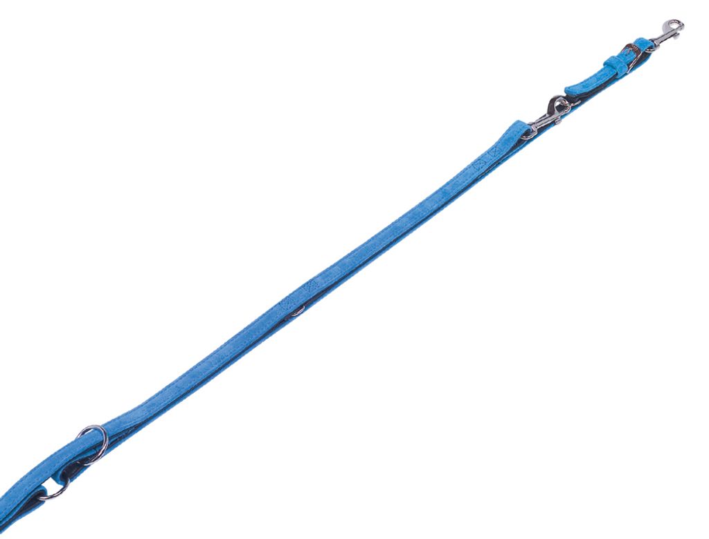 Nobby Führleine "VELOURS" 2 m; 14 mm, türkis