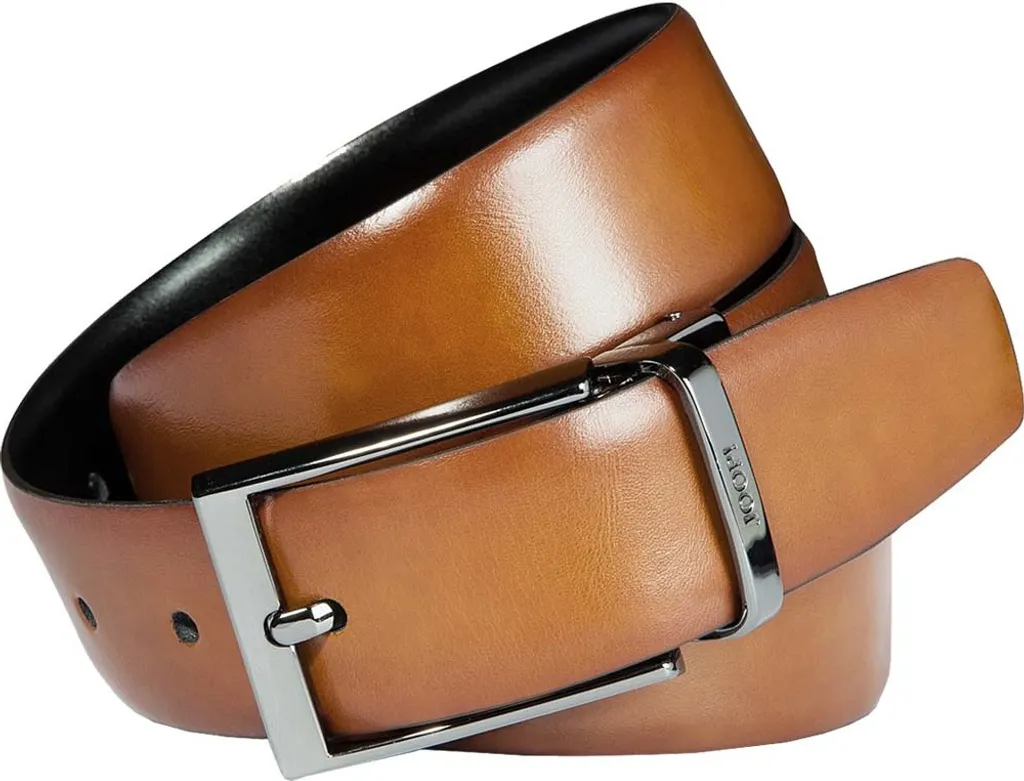 Cintura Regolabile Per Ufficio CINTURA IN PELLE CON PIETRE FINALI Uomo Ralph Lauren