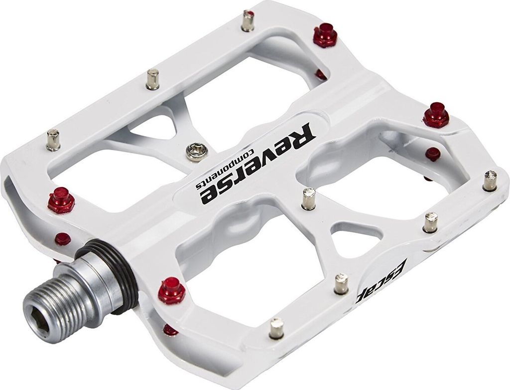 Reverse Escape Flat Fahrrad Pedal Weiss