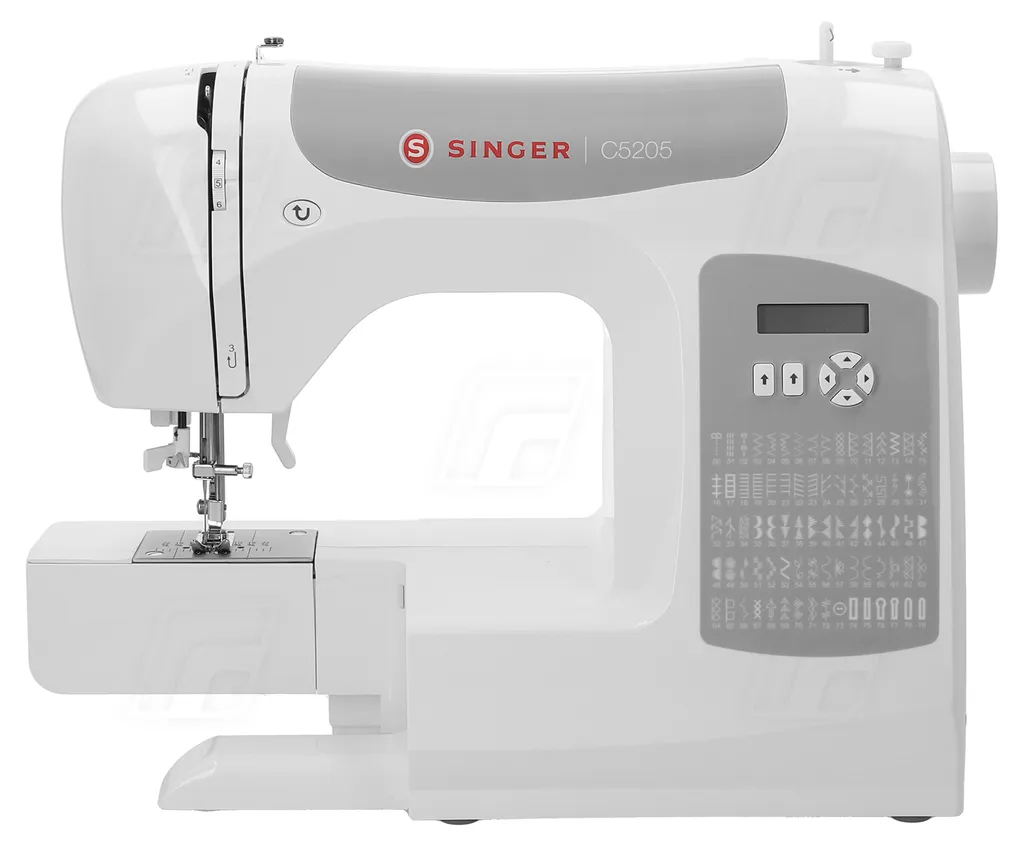 Machine à coudre SINGER C5205 électronique pour coudre les tissus épais