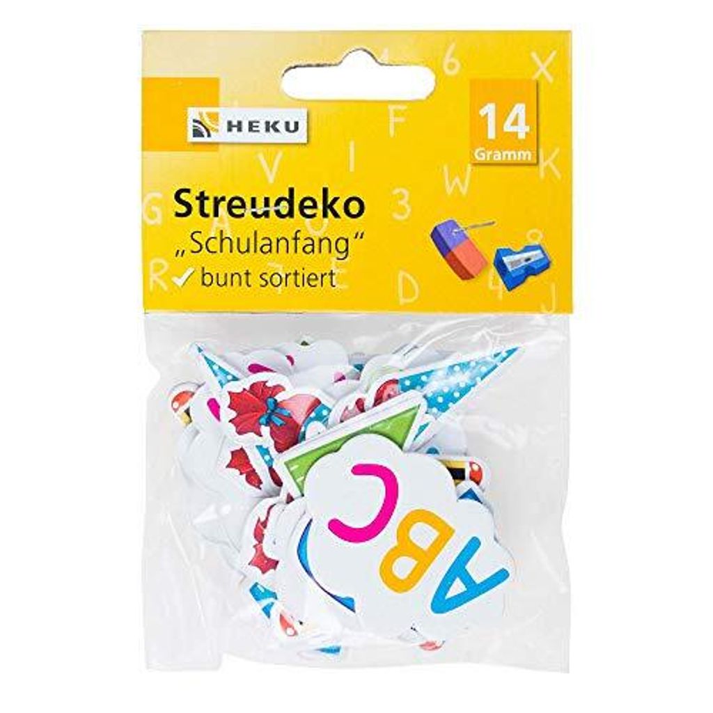Konfety posypú výzdobu späť do školy Obrázok produktu 