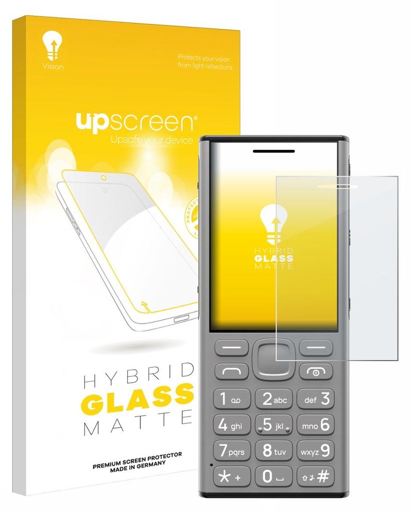upscreen Entspiegelungs Schutzglas für Nokia 130 Music Schutzfolie Panzer Folie Glas Display Schutz matt