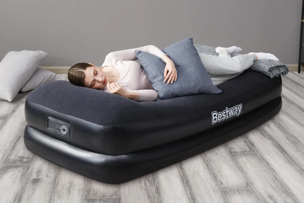 Matelas Gonflable d'Appoint pour Invités avec Pompe Électrique Rapide - 21
