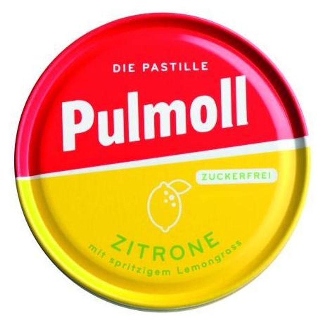 Caramelle Pulmoll al limone senza zucchero 50 g Immagine del prodotto 