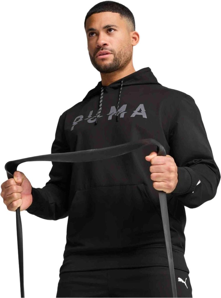 Puma Hoodie 526678-01 in Black color size small