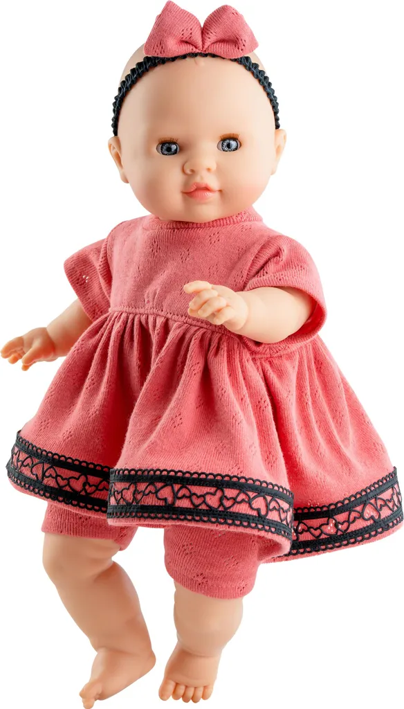 Poupée espagnole Elsa 36cm : poupon réaliste habillé fait main
