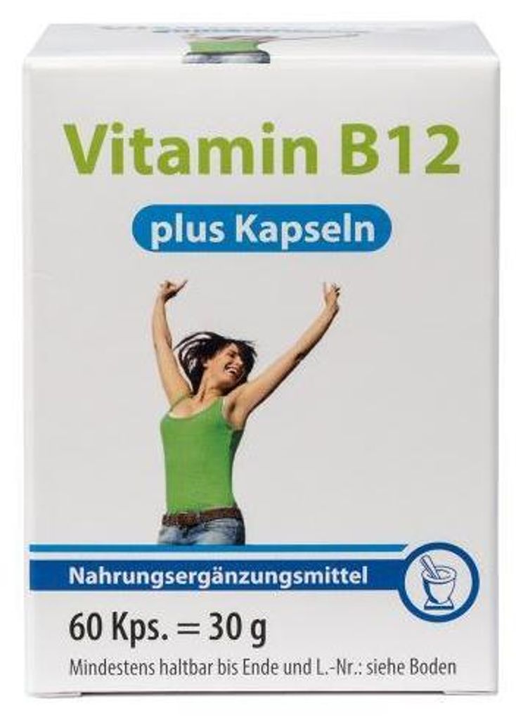 Witamina B12 plus kapsułki 60 kapsułek Zdjęcie produktu 