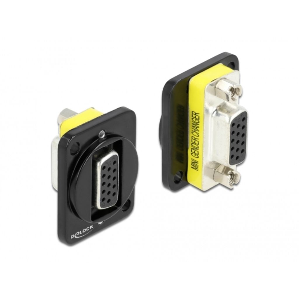 DELOCK D-Typ Modul VGA 15 Pin Buchse zu Buchse