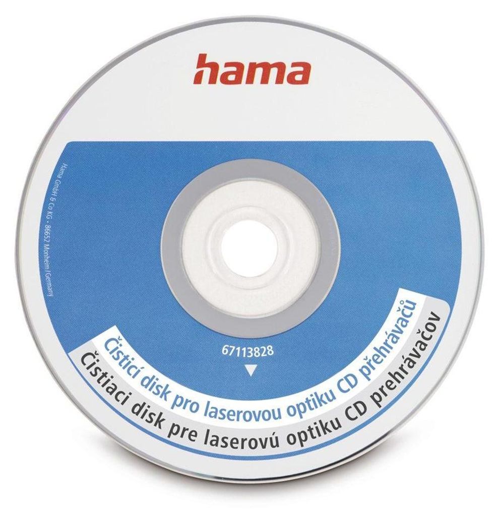 Hama CD čisticí disk, s čisticí kapalinou a úložním obalem Obrázek produktu 
