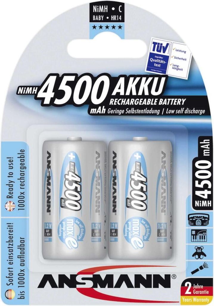 Ansmann 5035352 1x2 Akumulator Ansmann maxE NiMH Baby C Zdjęcie produktu 