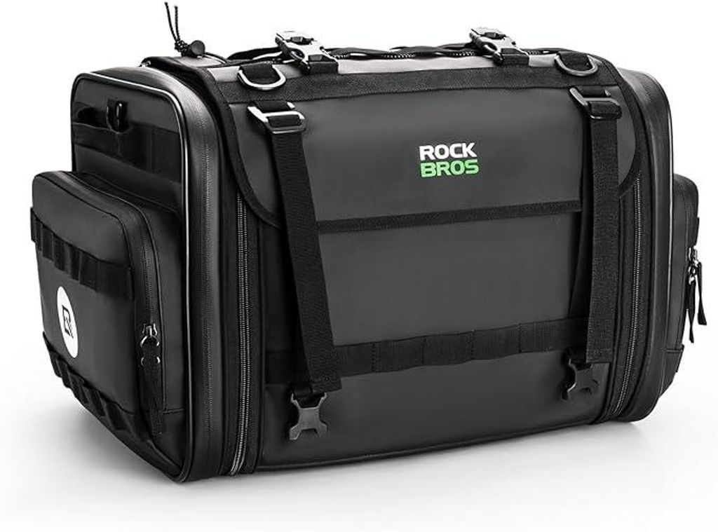 ROCKBROS motorfietstas 43-50L, zadelzak met Productafbeelding 