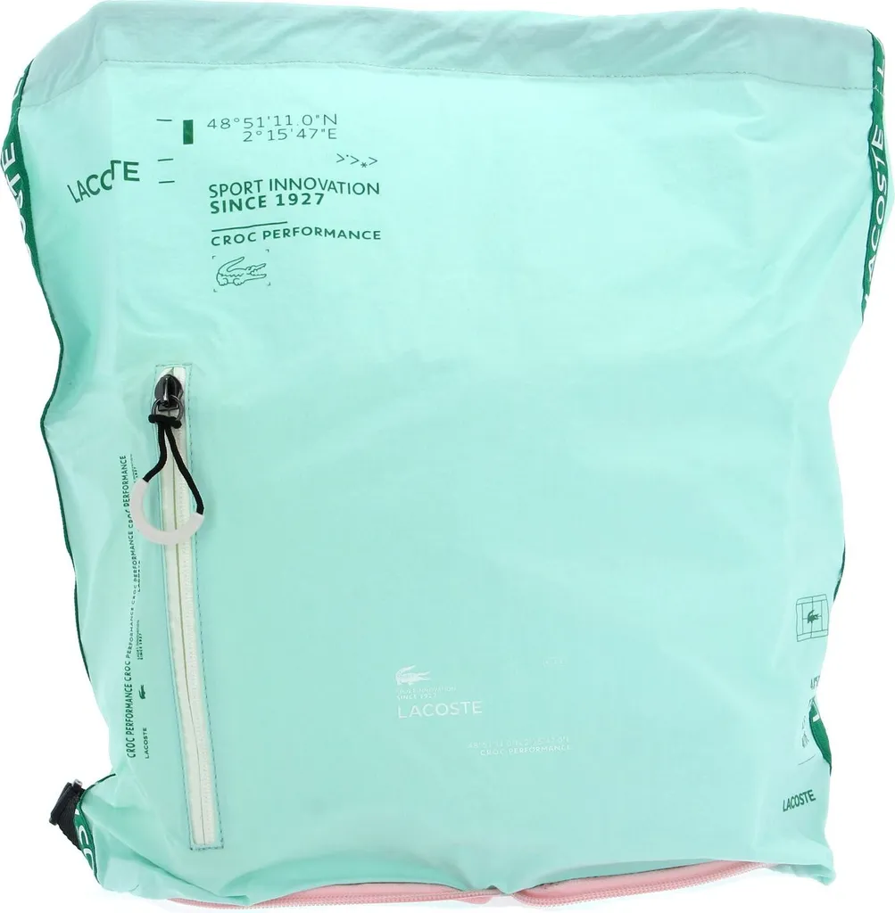Lacoste Freedom Backpack Menta - Zaino Seringat Fluorine per Sport
