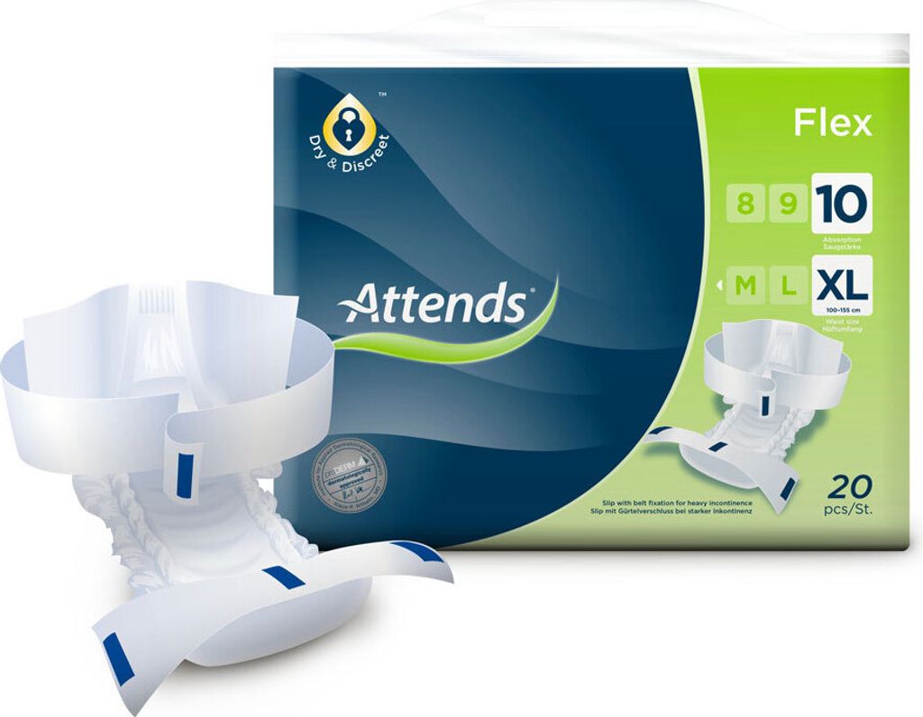 Attends Flex 10 X-Large (4x20 Stk.) Produktbild 