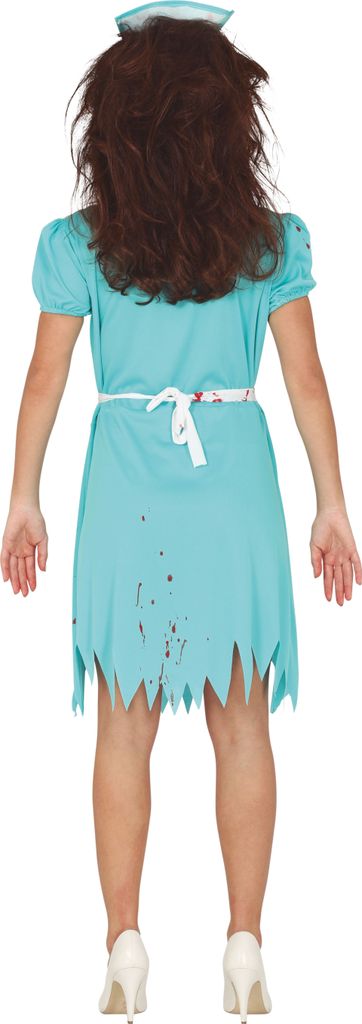 Halloween Zombie Sträfling Kostüm Für Herren – Gr. M Bis XL, Inkl. Hemd, Hose & Hut