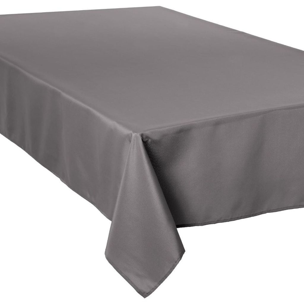 Tischdecke fleckenschutz grau 150x300cm - Atmosphera créateur d'intérieur