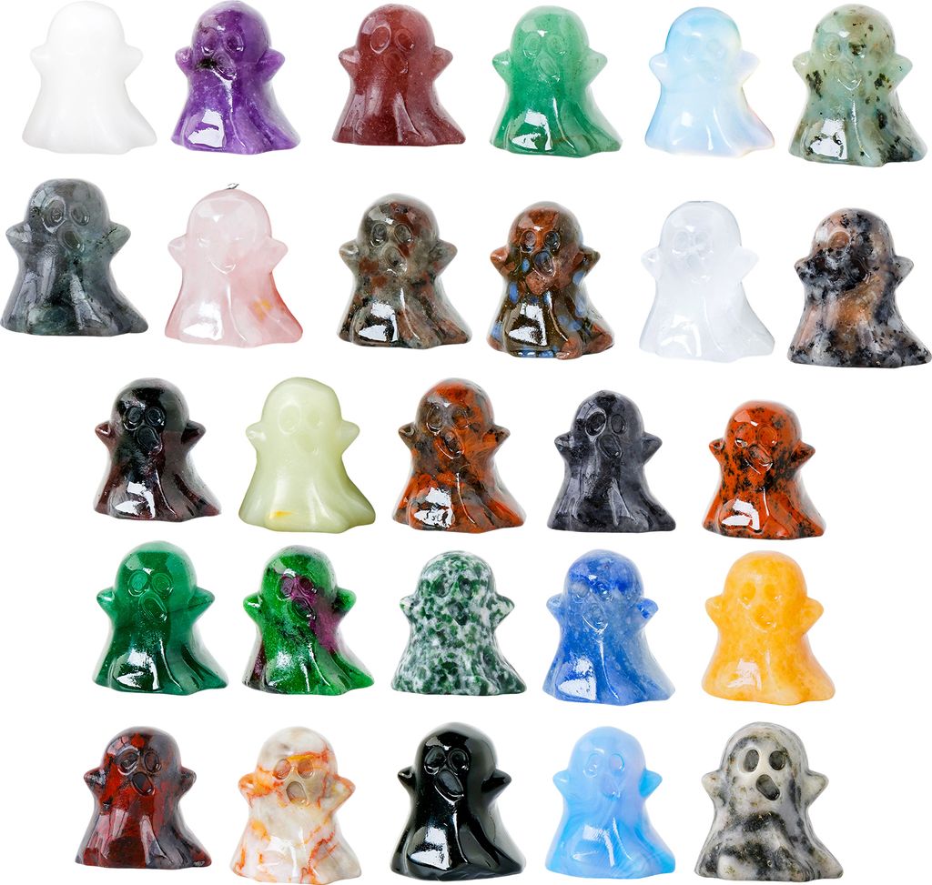 1/3Pcs Halloween Geist Figurine Spooky Kleine Geist Ornament Desktop Statue für Halloween Home Party Dekoration