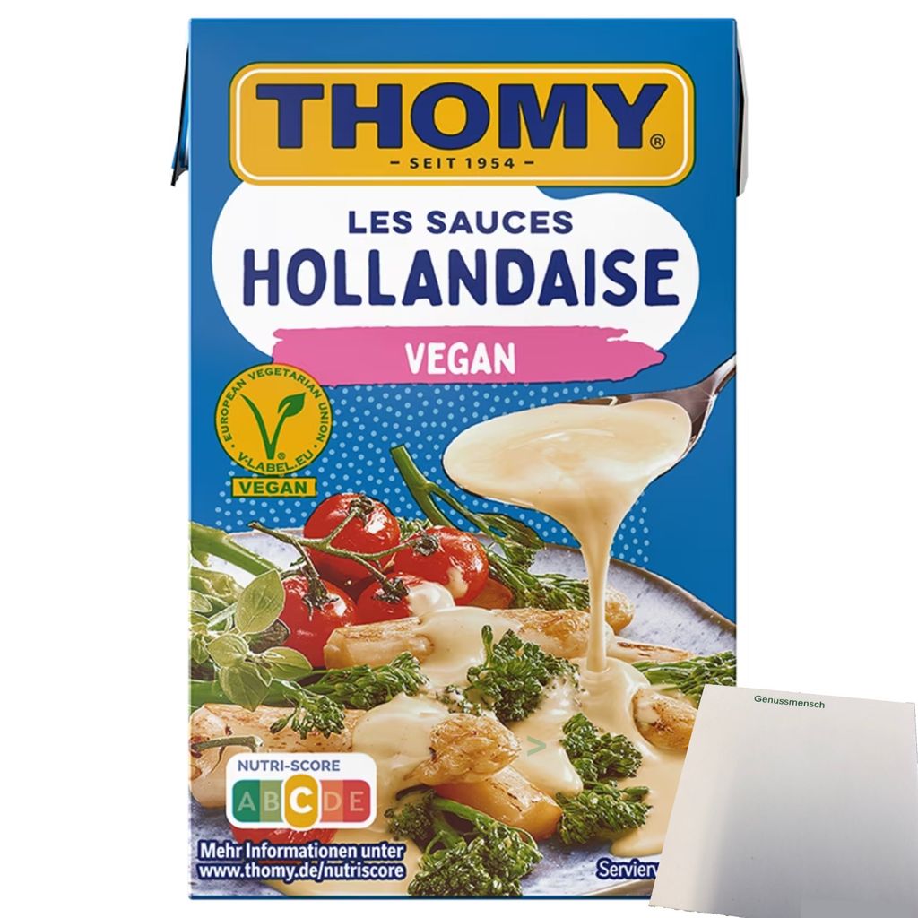 Thomy Les Sauce Hollandaise Vegan (250ml Packung) + usy Block