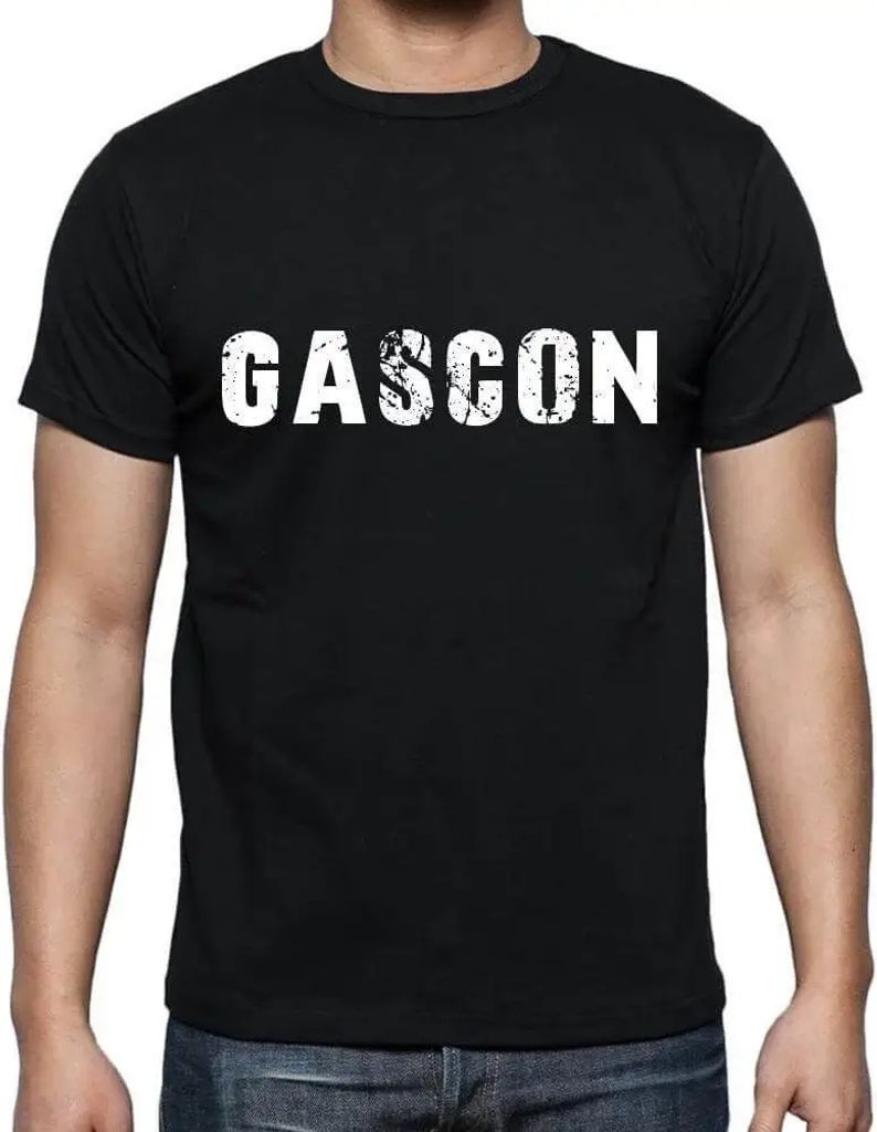 Herren Grafik T-Shirt Gascon Öko-Verantwortlich Vintage Jahrgang Kurzarm Lustige Druck Geburtstag Geschenk Mann