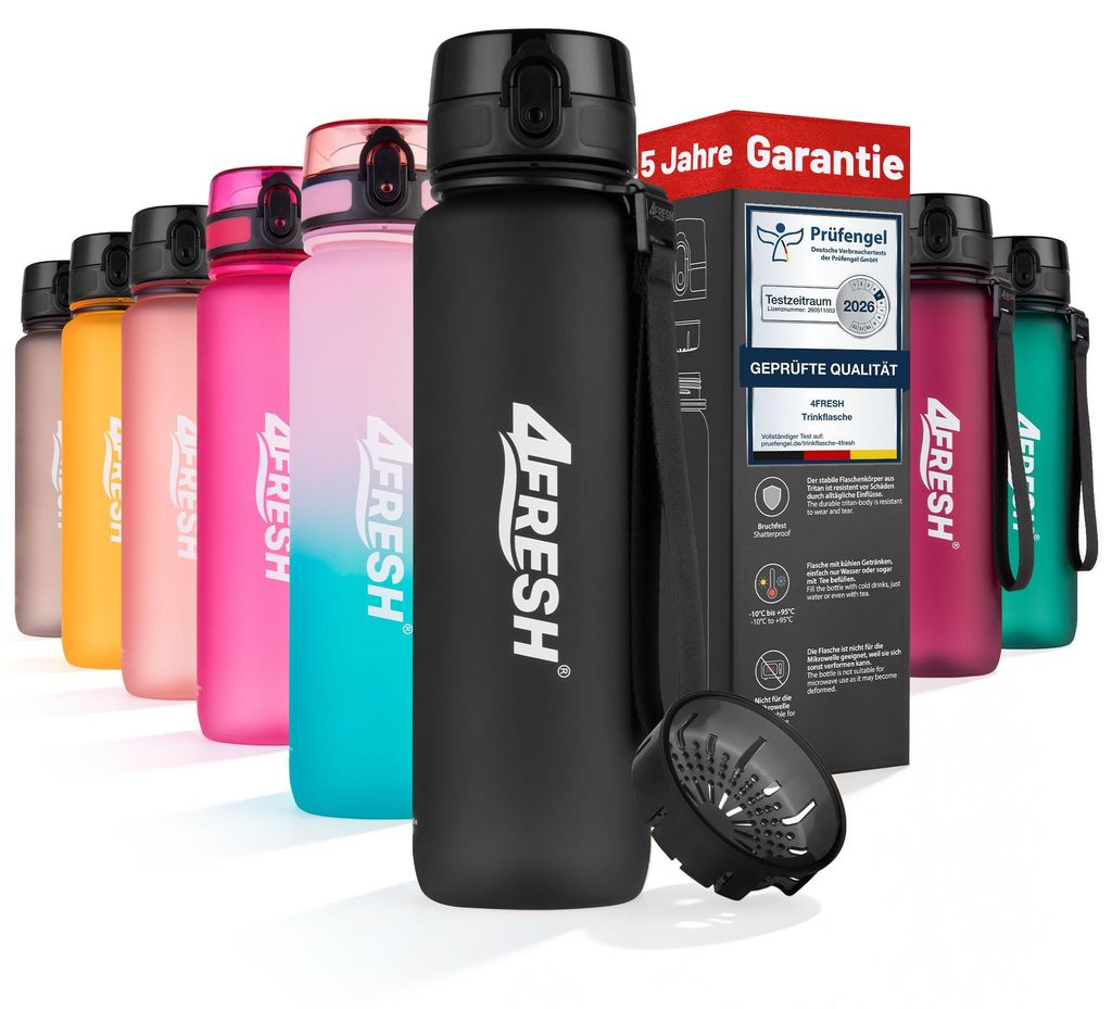 4FRESH Trinkflasche 1500 ml aus Tritan – BPA-freie Gallon Produktbild 