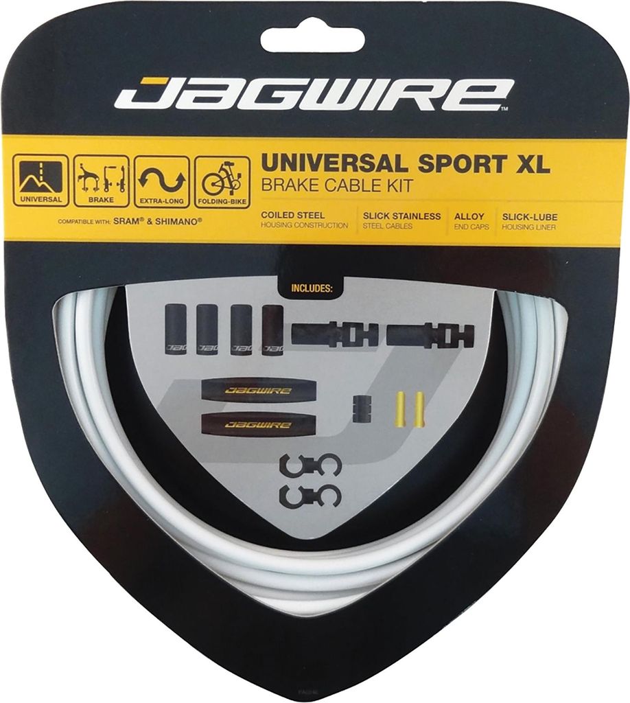 Jagwire Bremszugset Universal Sport XL weiß