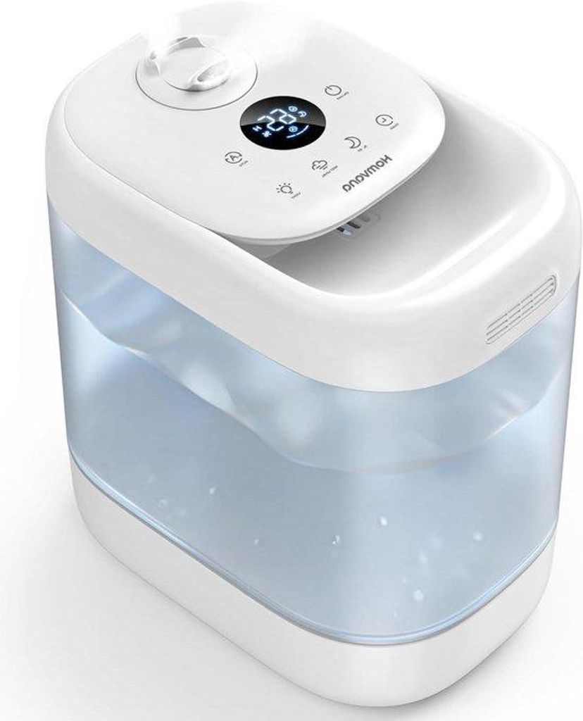 Homvana Slaapkamer Luftbefeuchter 5L - Kalte Nebel Aroma Diffusor für Kinderzimmer, Babyzimmer oder Schlafzimmer - 40 Stunden Stumme Betriebszeit,...