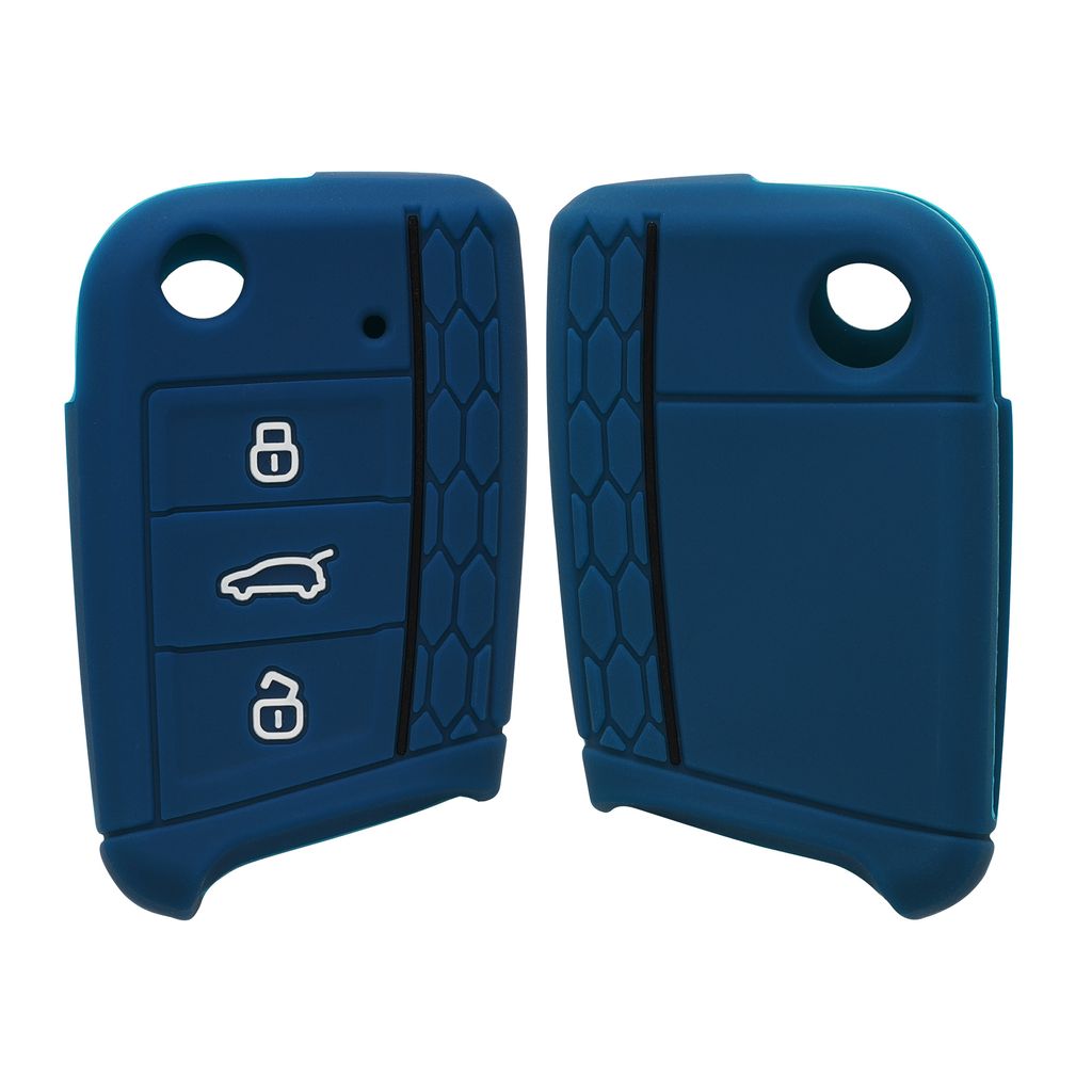 kwmobile Autoschlüssel Hülle kompatibel mit Renault 4-Tasten Smartkey  Autoschlüssel (nur Keyless Go) - Kunstleder Schutzhülle Schlüsselhülle Cover