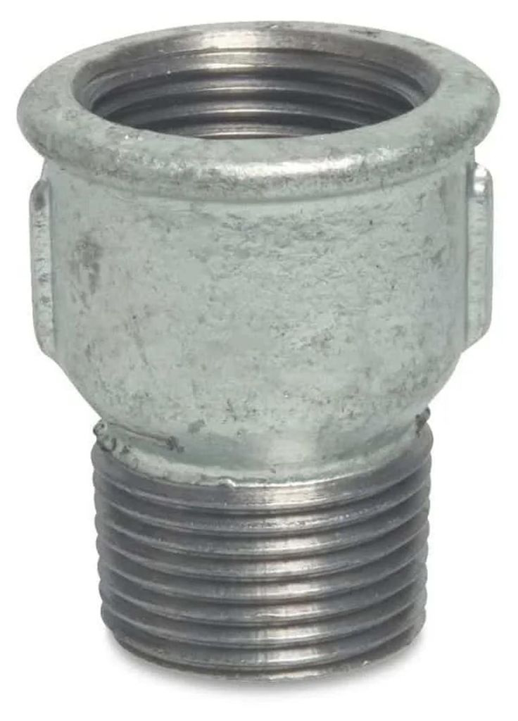 2 inch Tempergietijzer Muffelnippel met Verzinkte Productafbeelding 