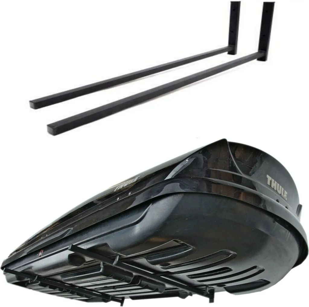 Fixation murale anti-encombrement pour coffre de toit 82,5 cm BOX80 QLS