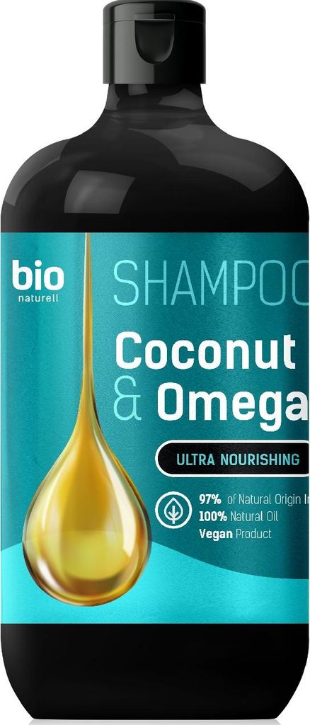 BIO NATURELL Ultra Nourishing Shampoo mit Kokosöl und Omega Produktbild 