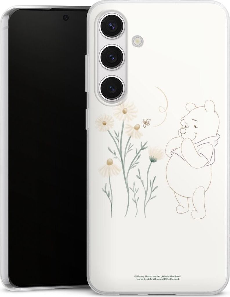 DeinDesign Slim Hülle für Samsung Galaxy S24+ Silikon Case Ultra Dünn Handyhülle Biene Disney Winnie Puuh