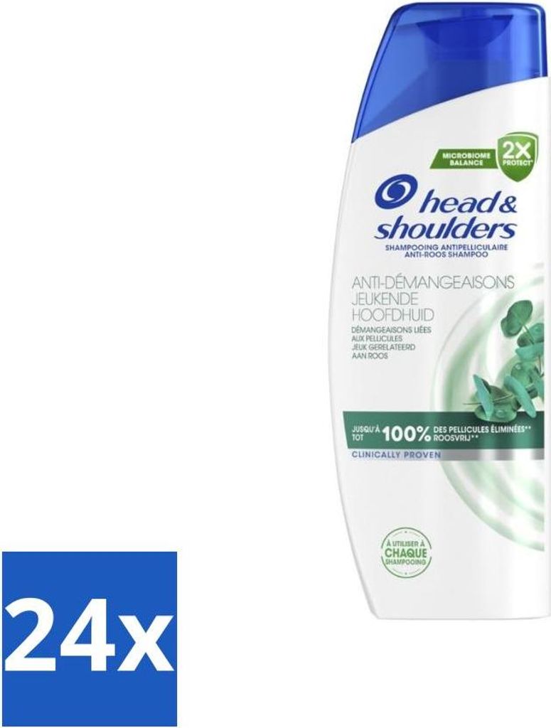 Head & Shoulders – 2-in-1 Anti-Schuppen-Shampoo & Spülung – Juckende Kopfhaut – 270 ml - Vorteilspack - 24 Stücke