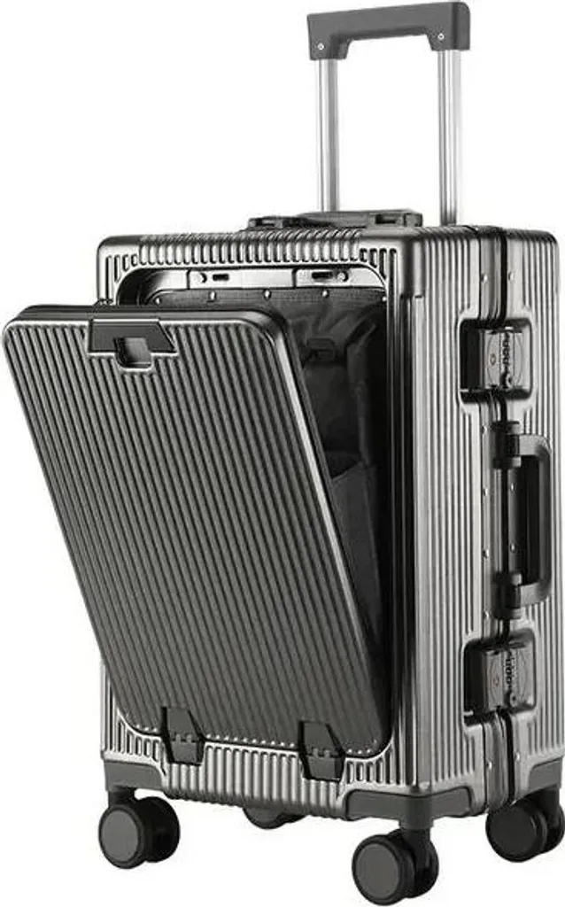 Valise 20 pouces grise légère pour éviter les frais de bagage cabine
