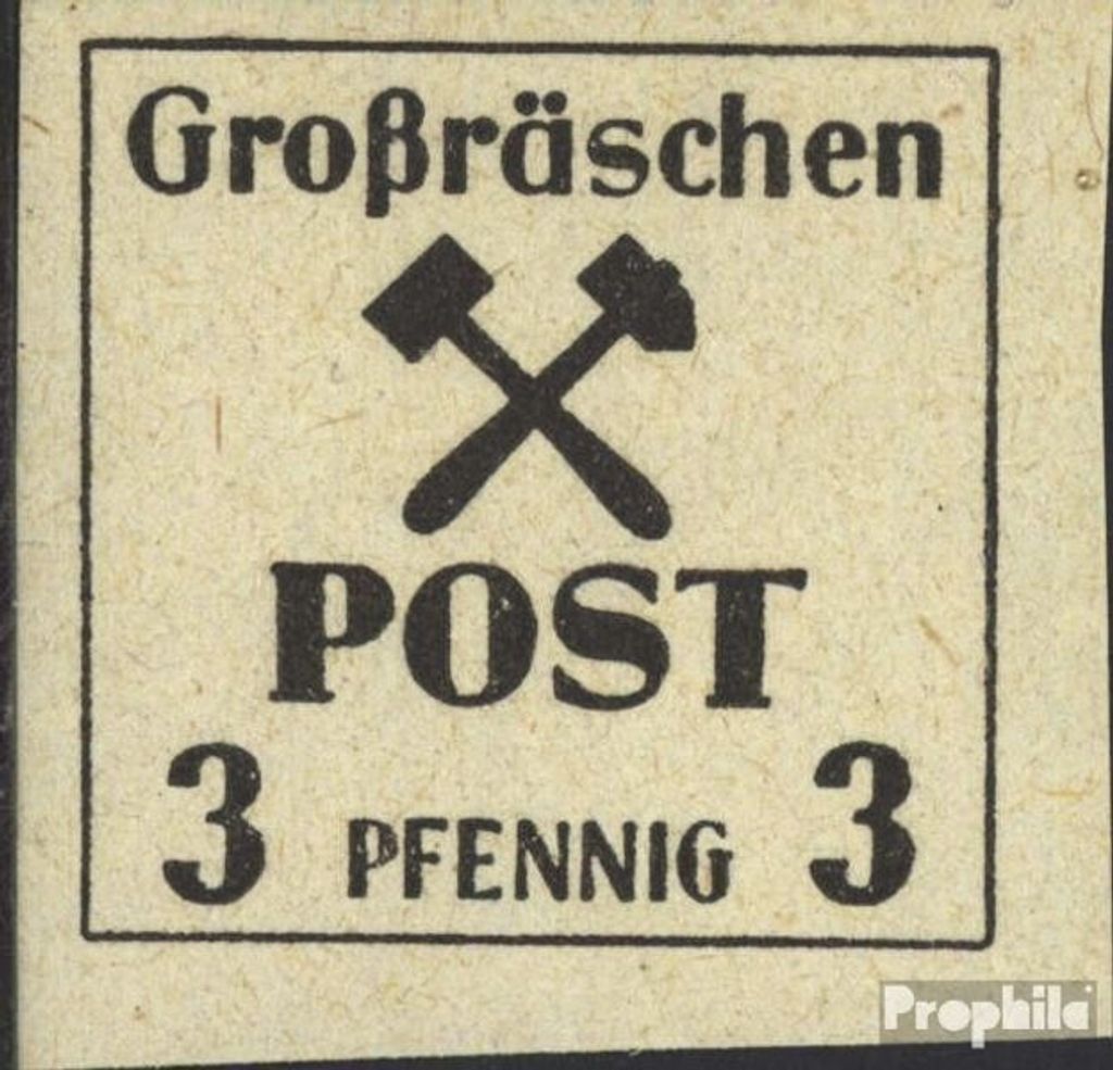 Briefmarken Großräschen 1945 Mi 31x postfrisch Schlägel und Eisen