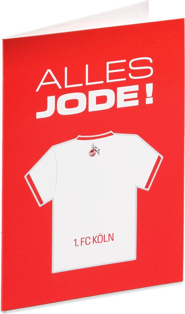 1. FC Köln Grußkarte "Alles Jode!"
