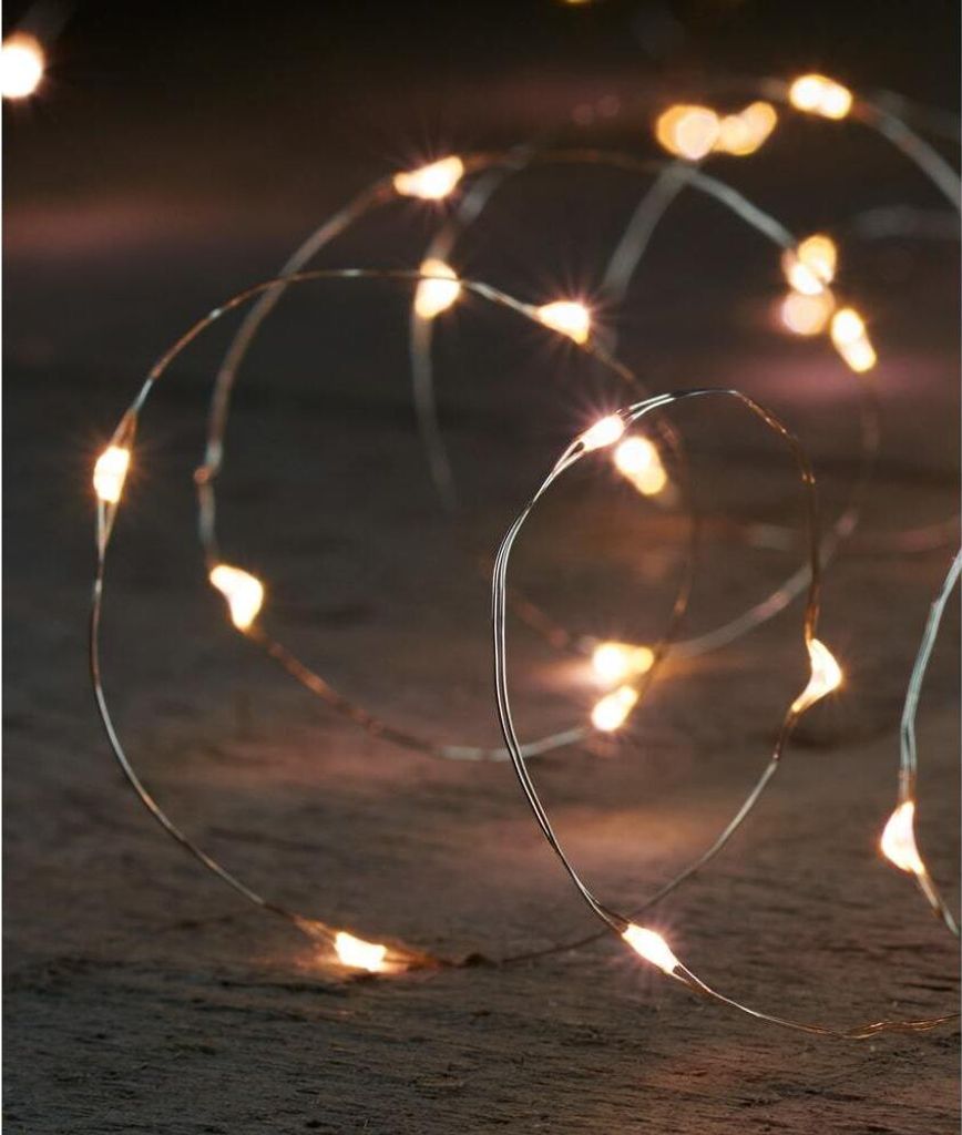 Mini LED Lichterketten warmweiß, 19_Variante:100-flammig