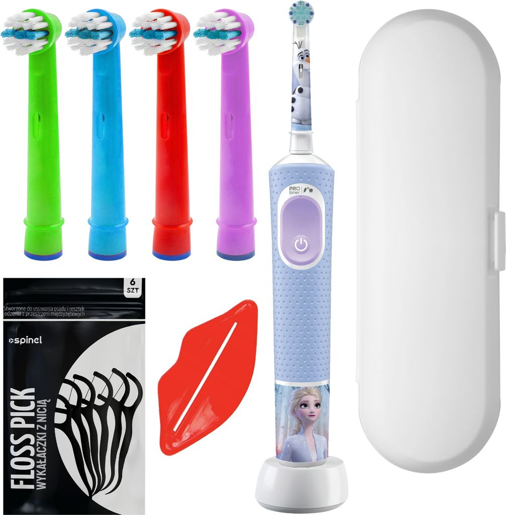 Oral-B Elektrische Zahnbürste Vitality Pro 103 Frozen Kinder Reiseetui Set