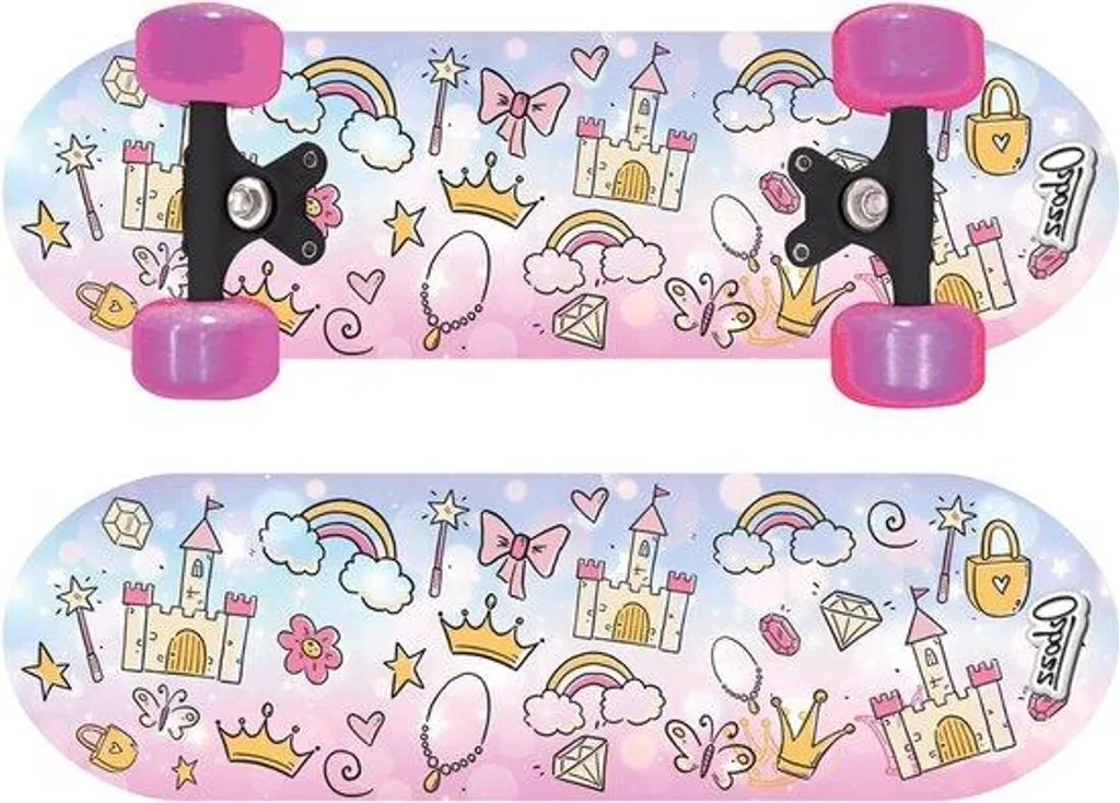 Skateboard 17 pouces Princesses idéal pour apprendre la glisse enfant