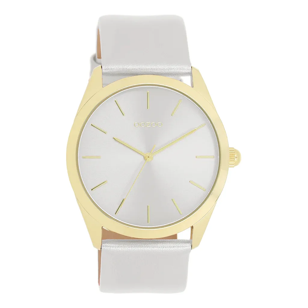 Orologio Oozoo Donna UOC11330 Argento e Pelle: Il Vintage che Incanta