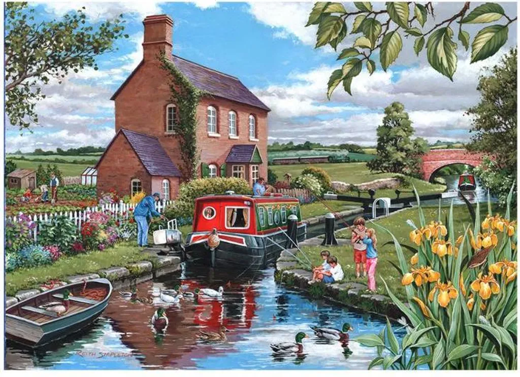Puzzle 500 pièces Keepers Cottage, jeu de société adulte et créatif