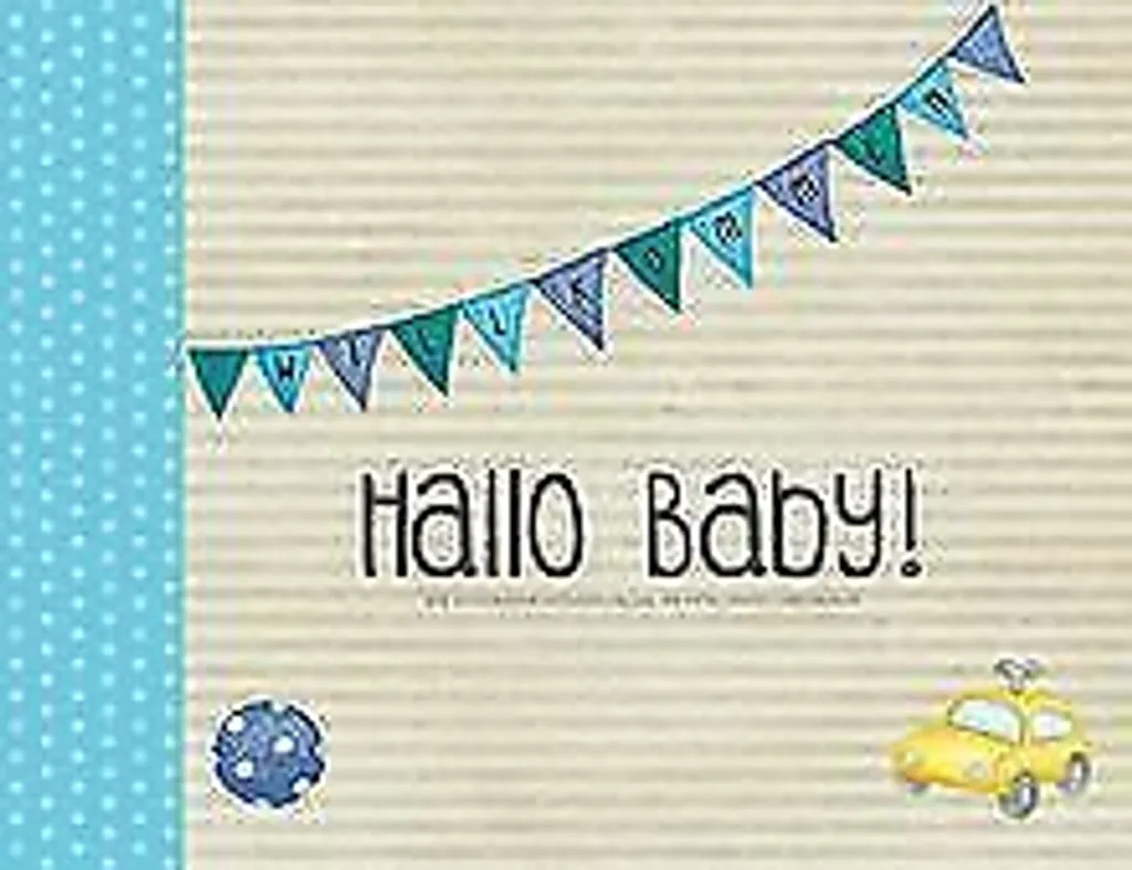 Coffret Cadeau Naissance Garçon Hallo Baby! avec Finition Premium