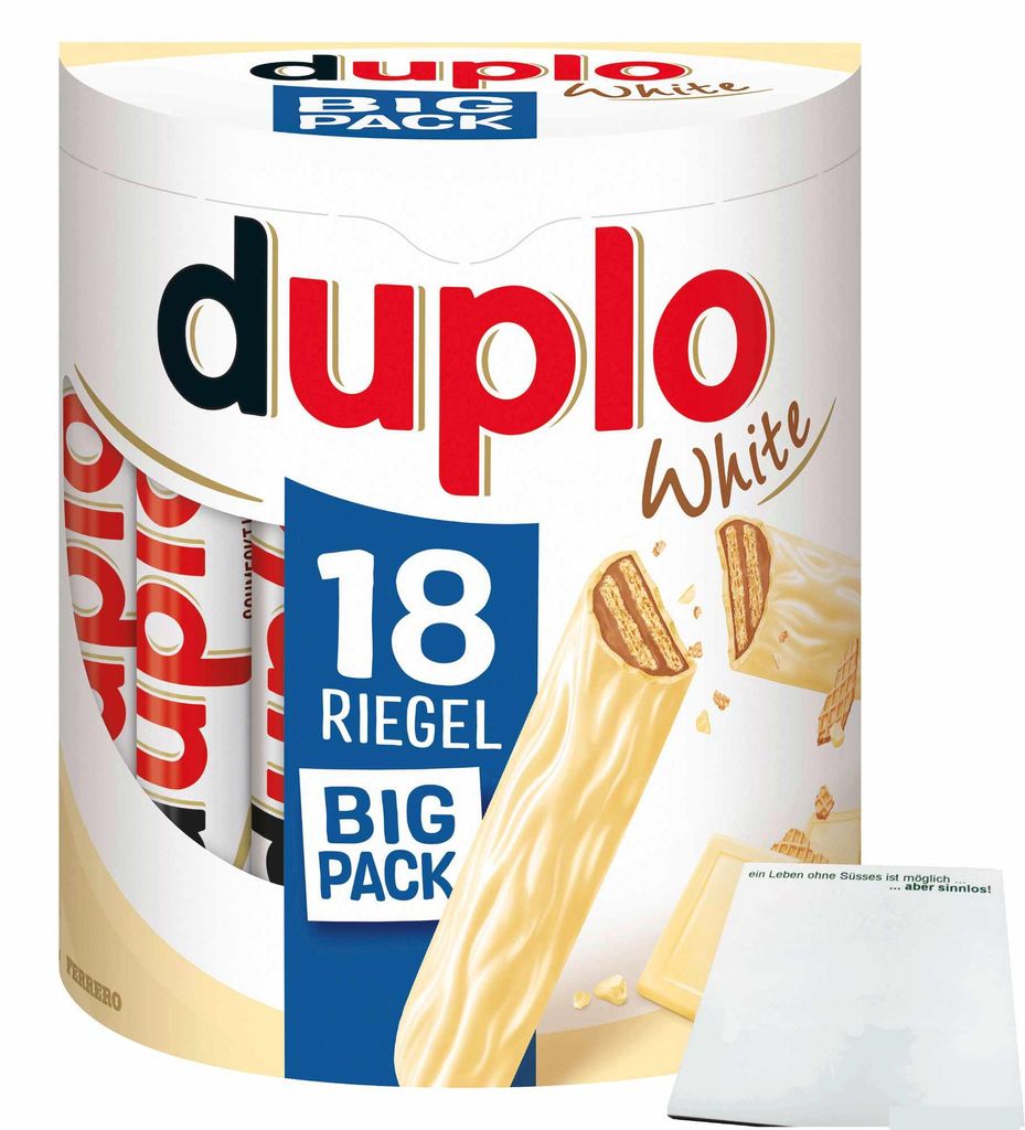 Duplo White Big Pack 18Stk (327,6g Packung) + usy Block