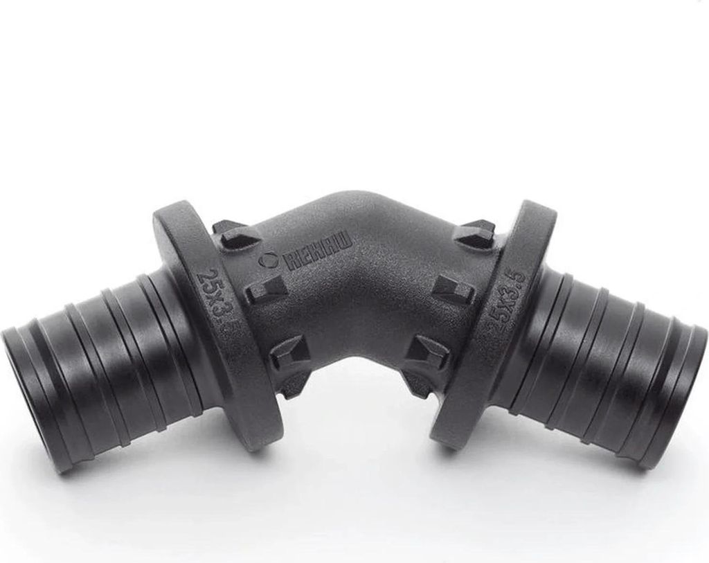 REHAU Winkel, RAUTITAN PX, 32-32, 45 Grad, 1 Stk. Produktbild 