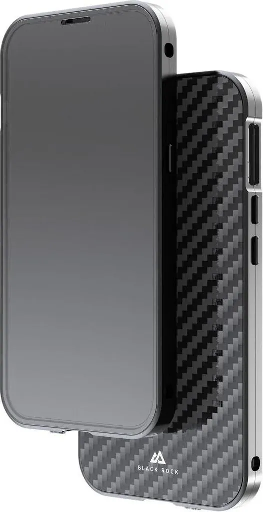 Custodia Trasparente iPhone 14 Black Rock 360° - Frame Nero