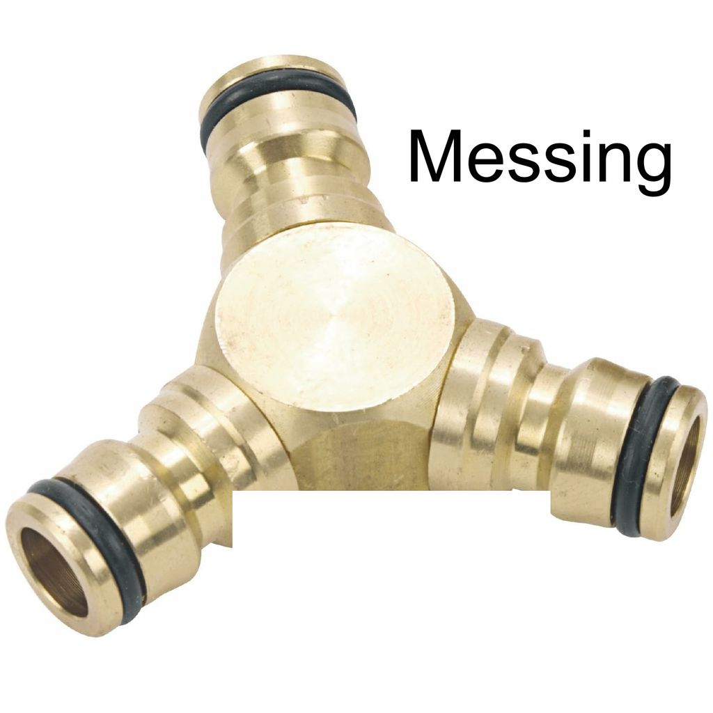 Rehau Premium 3-Wege-Verteiler 13 mm, 1/2 Zoll Y-Kupplung