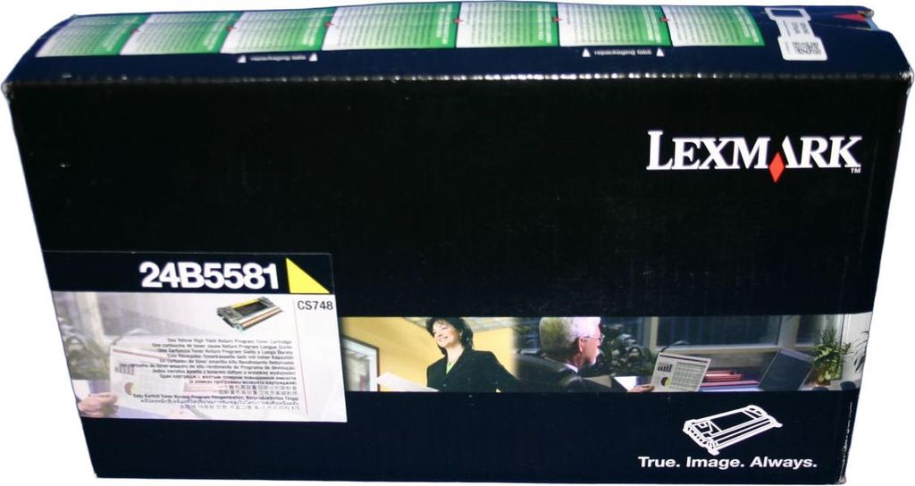 Lexmark Originaltoner 24B5581 Gelb für CS740/CS748, 10.000 Seiten