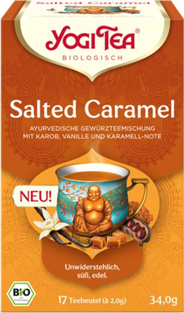 Yogi Tea Salted Caramel | 17 Beutel | Gewürztee |  | vegan Produktbild 