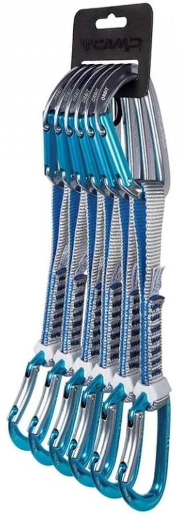 Camp Orbit Express KS lot de 6 dégaines 18 cm évite la rotation du clip