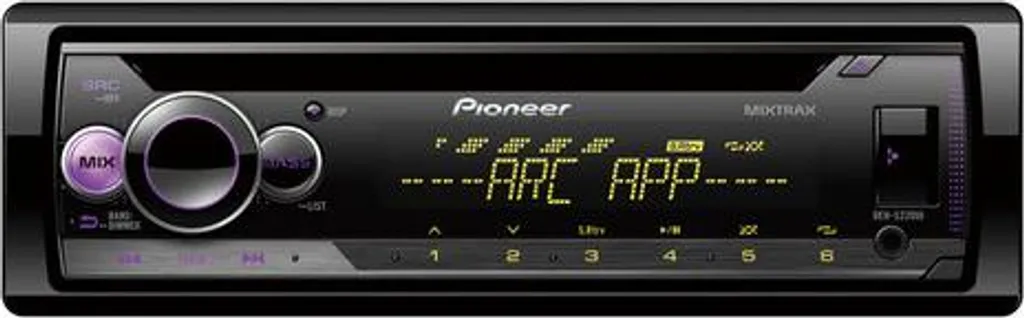 Autoradio 1-DIN Pioneer DEH-S220UI avec Éclairage Rouge et Port USB