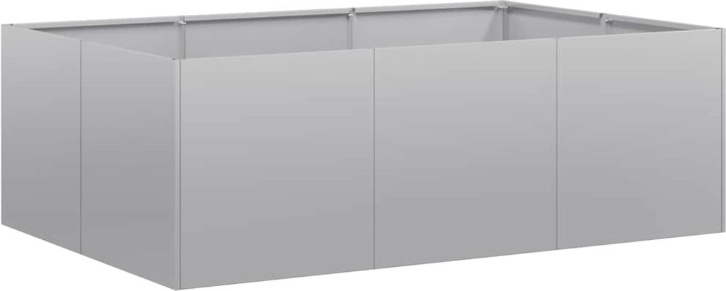 vidaXL Fioriera 120x80x40 cm Acciaio zincato Immagine del prodotto 