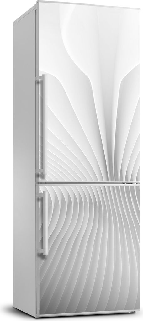 Tulup Kühlschrankdekoration - 70x190 cm - Aufkleber auf dem Kühlschrank - abstrakte Linien